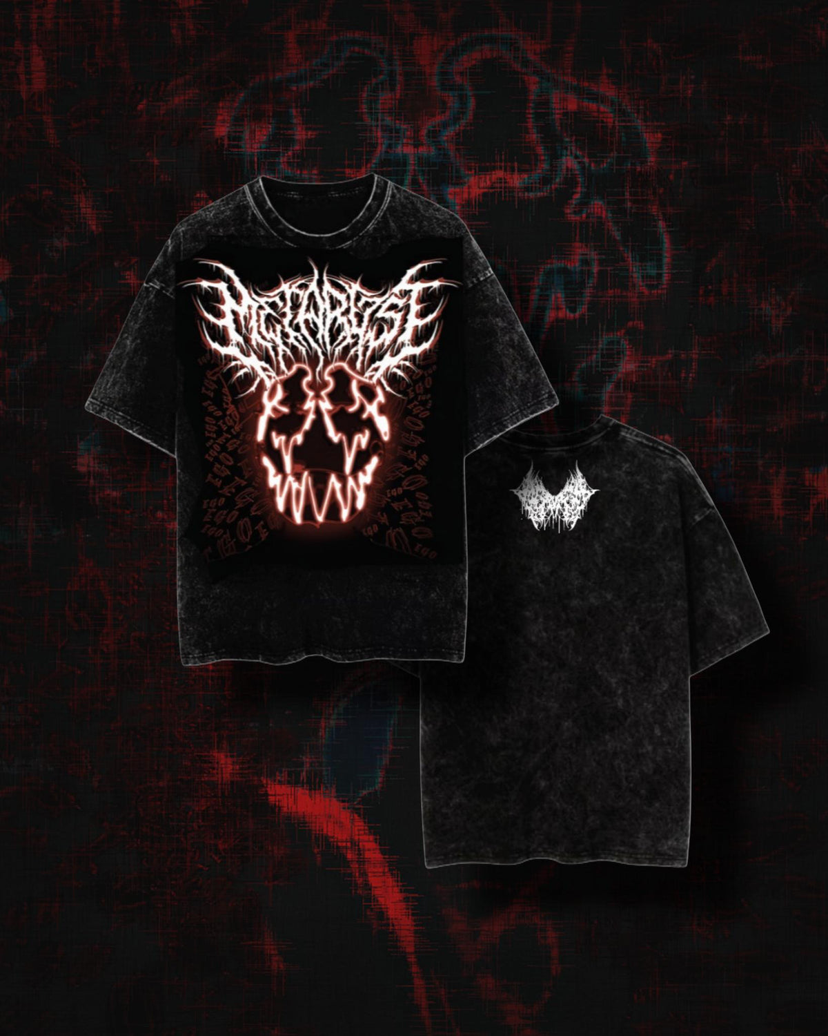 E.G.O. DEATH - Oversized tee shirt