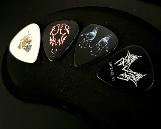 Exclusive Metarust Guitar Picks Set - Artwork & Premium Quality (1.2mm)