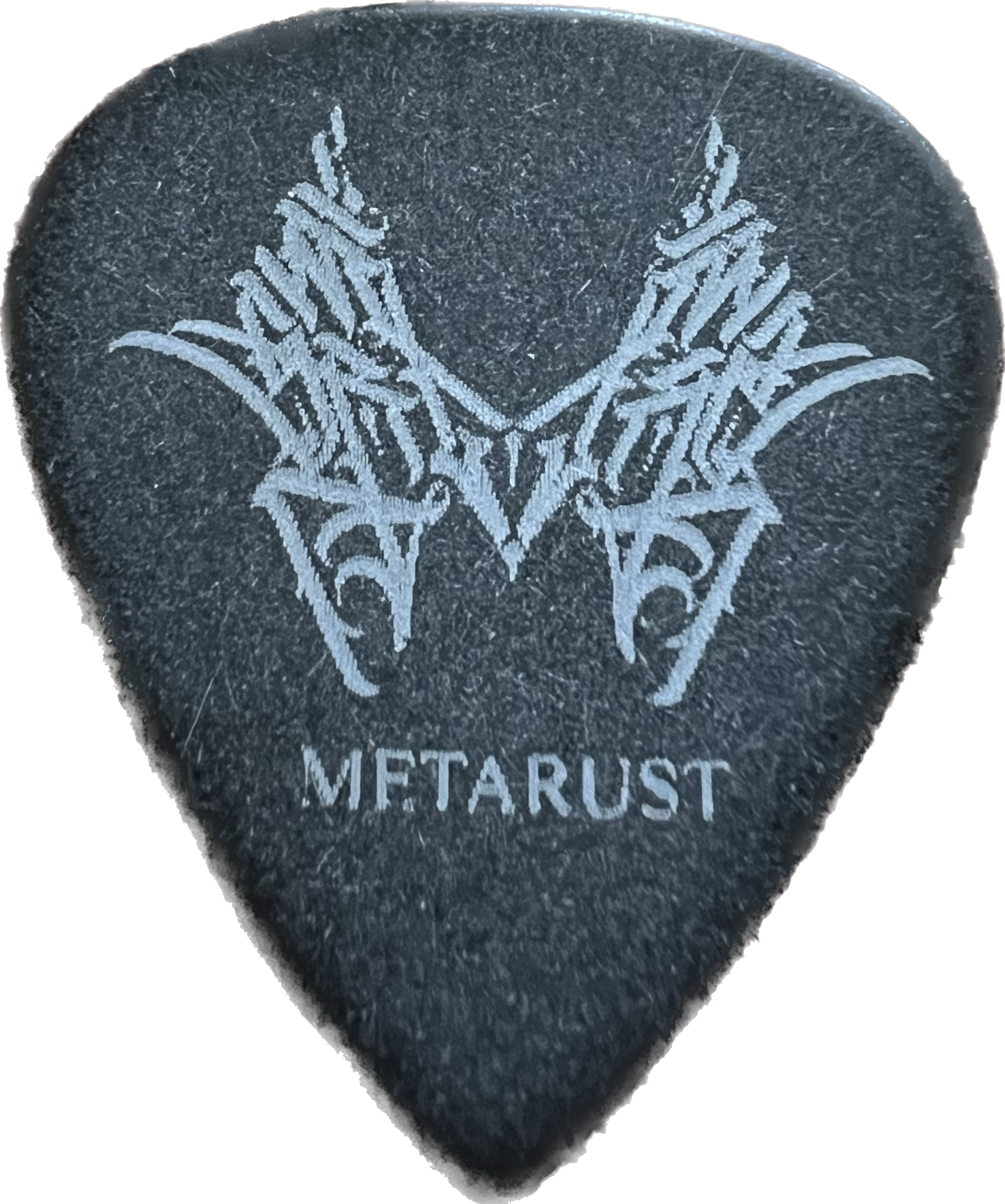 D'ADDARIO METARUST HEAVY RUSTED GUITAR PICK LOGO